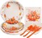 Thanksgiving Plates and Napkins Sets-Fall Paper Plates (Fall Thanksgiving)
